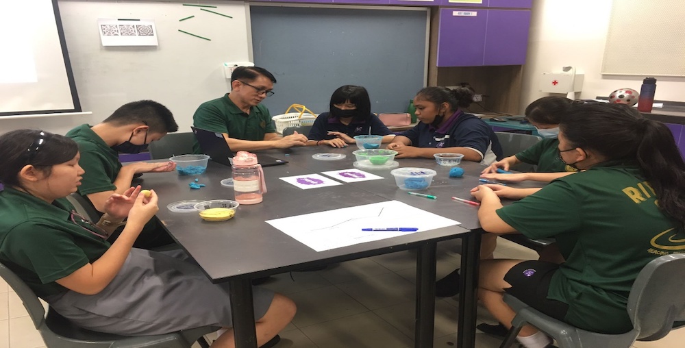 RIPPLES Club Using Play Dough to Create Our Stories